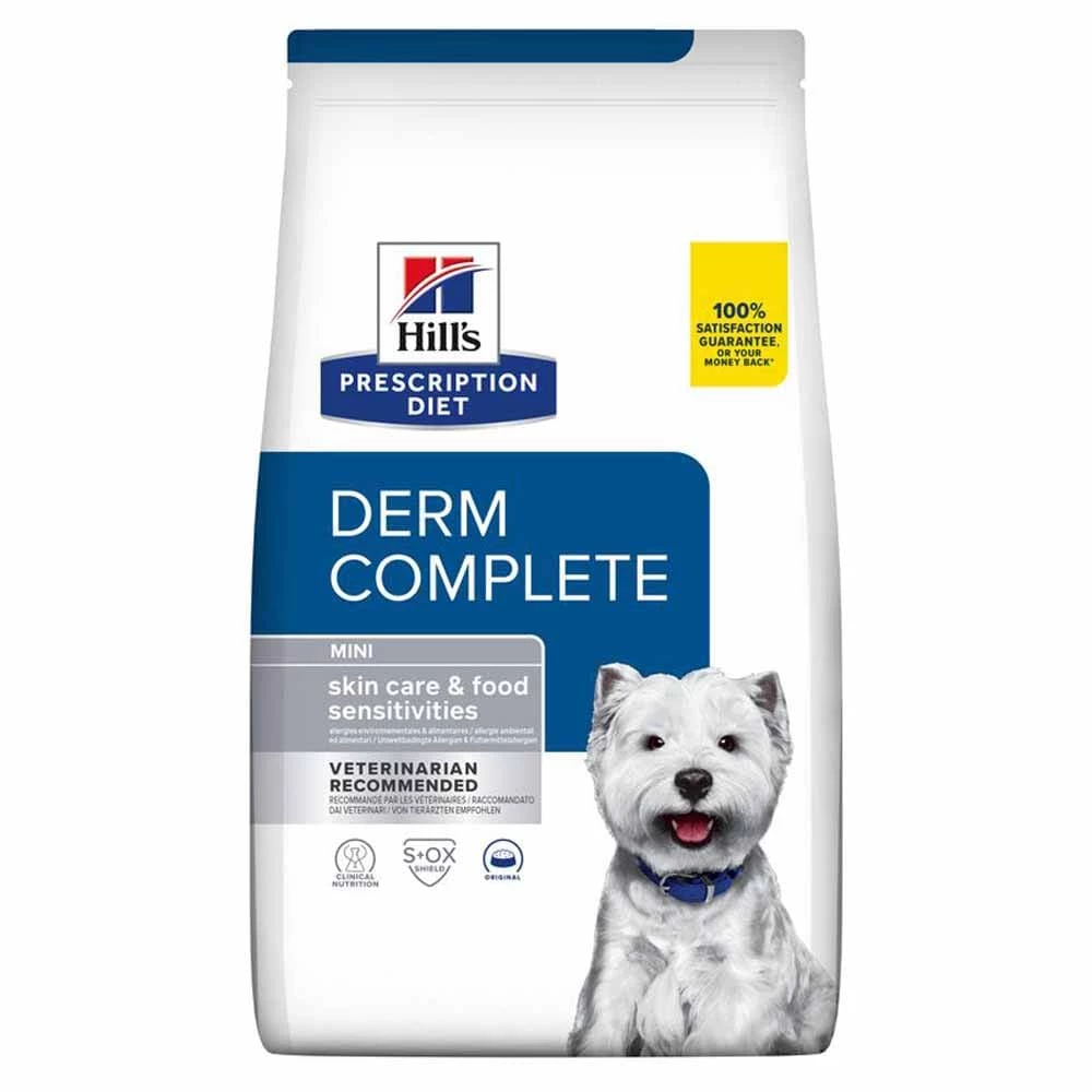 Hills Prescription Diet Derm Complete Mini Hundefutter 1 Hills Prescription Diet Derm Complete Mini Hundefutter