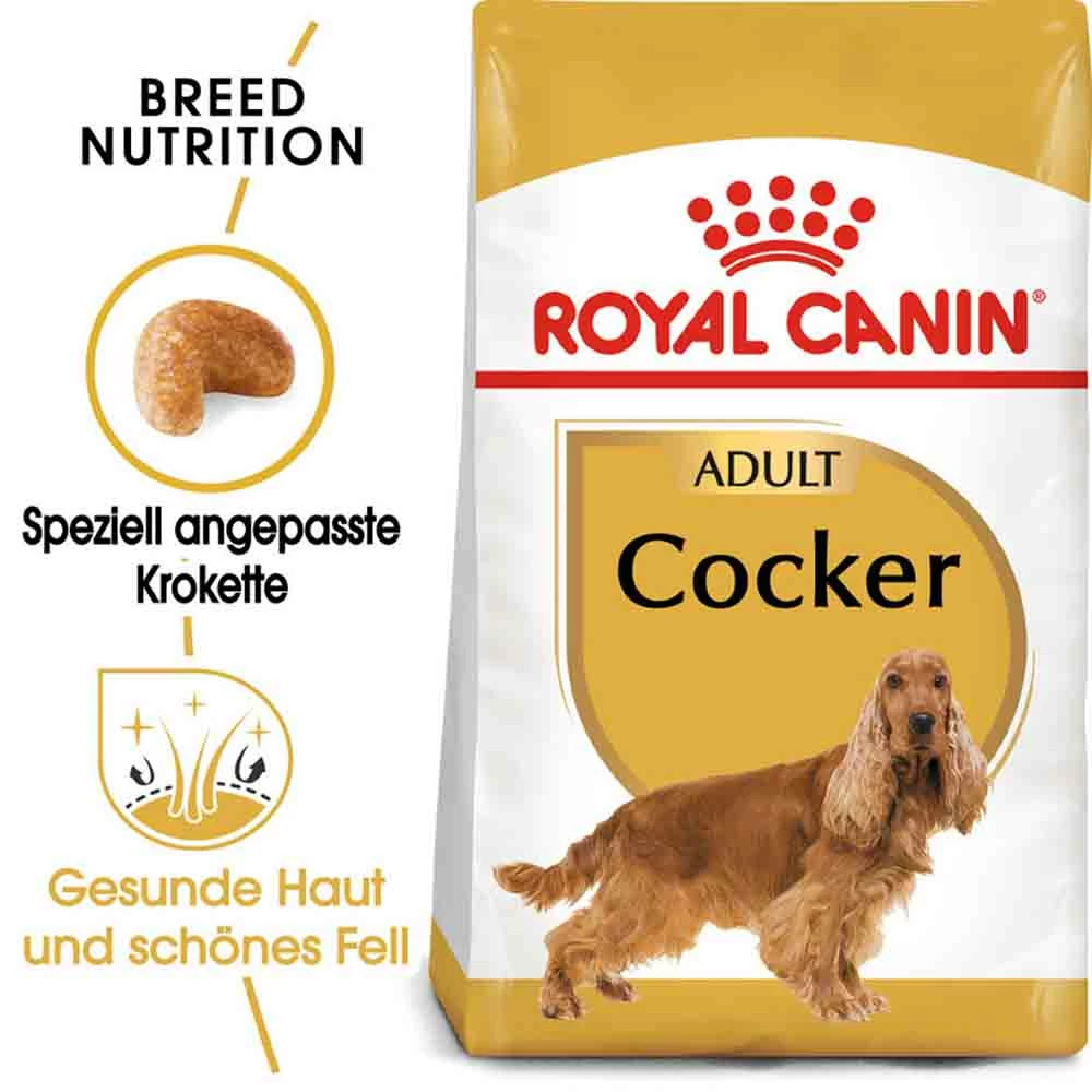 Royal Canin Cocker Adult Hundefutter Trocken 1 Royal Canin Cocker Adult Hundefutter Trocken