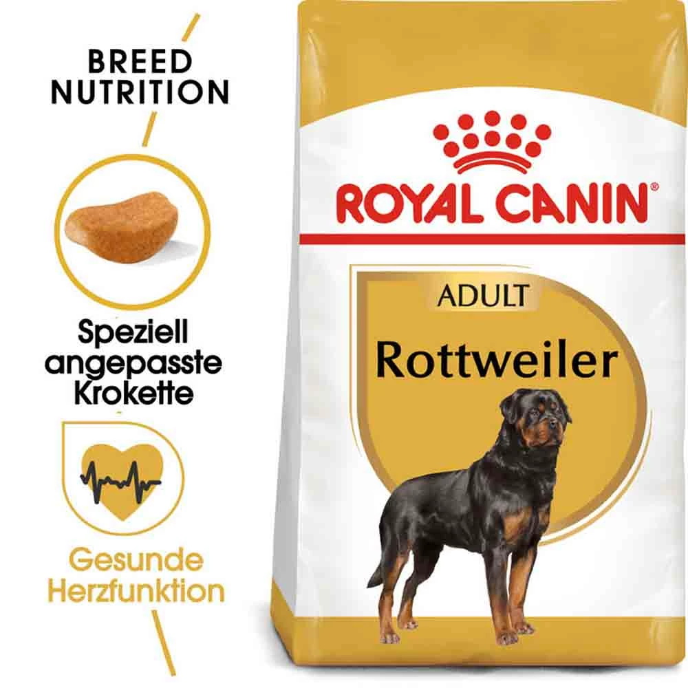 Royal Canin Rottweiler Adult Hundefutter Trocken 1 Royal Canin Rottweiler Adult Hundefutter Trocken
