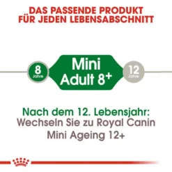 Royal Canin Mini Adult 8+ Trockenfutter Für ältere Kleine Hunde -Tier Geschäft 0054924 royal canin mini adult 8 trockenfutter fur altere kleine hunde