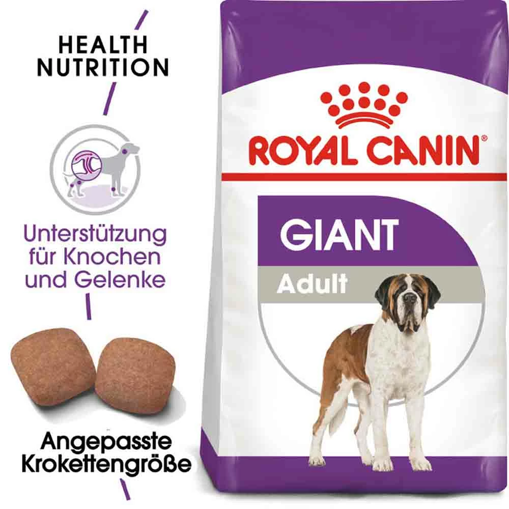Royal Canin Giant Adult Trockenfutter Für Sehr Große Hunde 1 Royal Canin Giant Adult Trockenfutter Für Sehr Große Hunde
