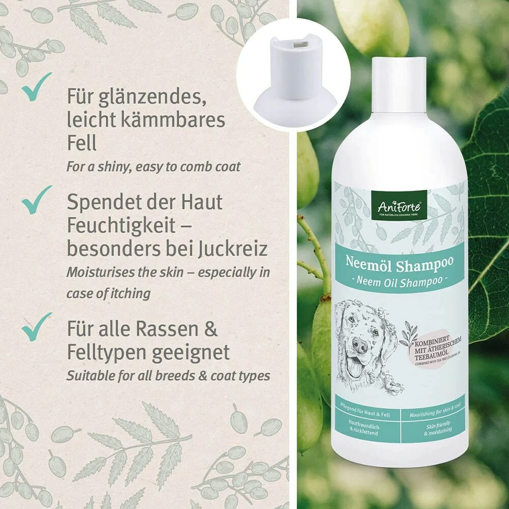 AniForte Neemöl Shampoo 3 AniForte Neemöl Shampoo – Bild 3