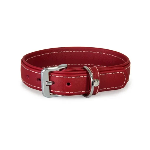 Das Lederband Barcelona Halsband Indian-Red -Tier Geschäft 0056817 das lederband barcelona halsband indian red