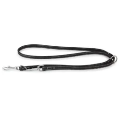 Das Lederband Barcelona Führleine Black