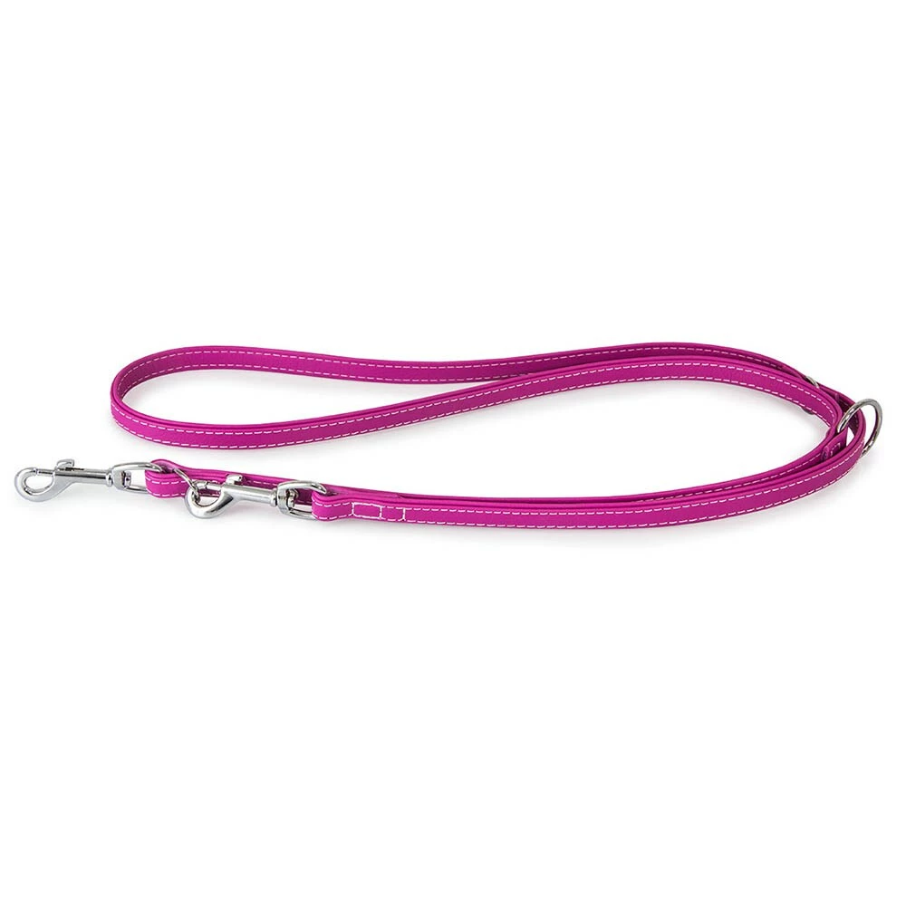 Das Lederband Barcelona Führleine Rose-Violet 1 Das Lederband Barcelona Führleine Rose-Violet