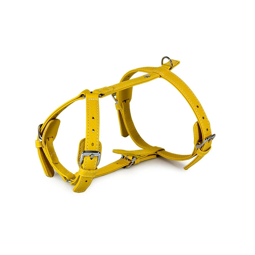 Das Lederband Barcelona Geschirr Vibrant-Yellow 1 Das Lederband Barcelona Geschirr Vibrant-Yellow