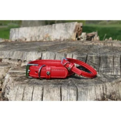 Das Lederband Barcelona Halsband Indian-Red -Tier Geschäft 0058581 das lederband barcelona halsband indian red